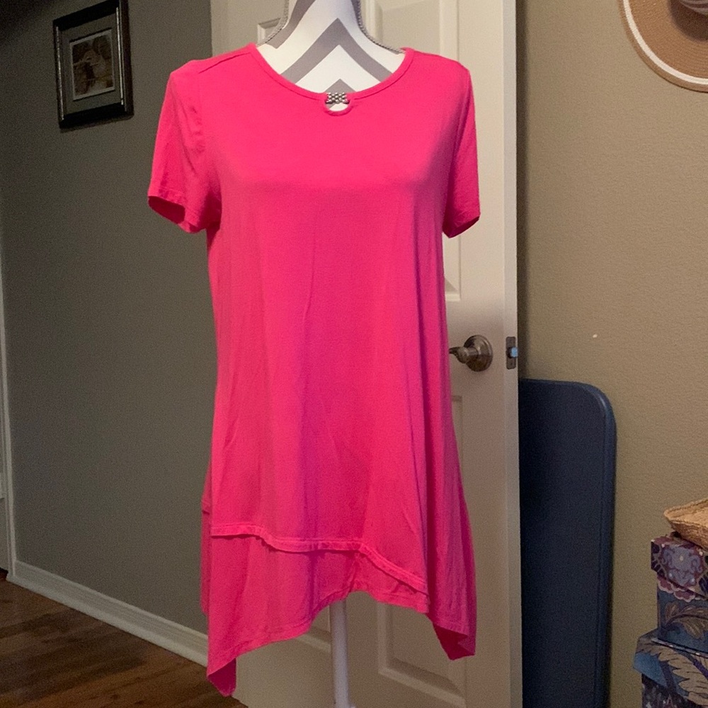 Rafaella Pink Tunic sz M